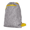 Grey Melange|Yellow